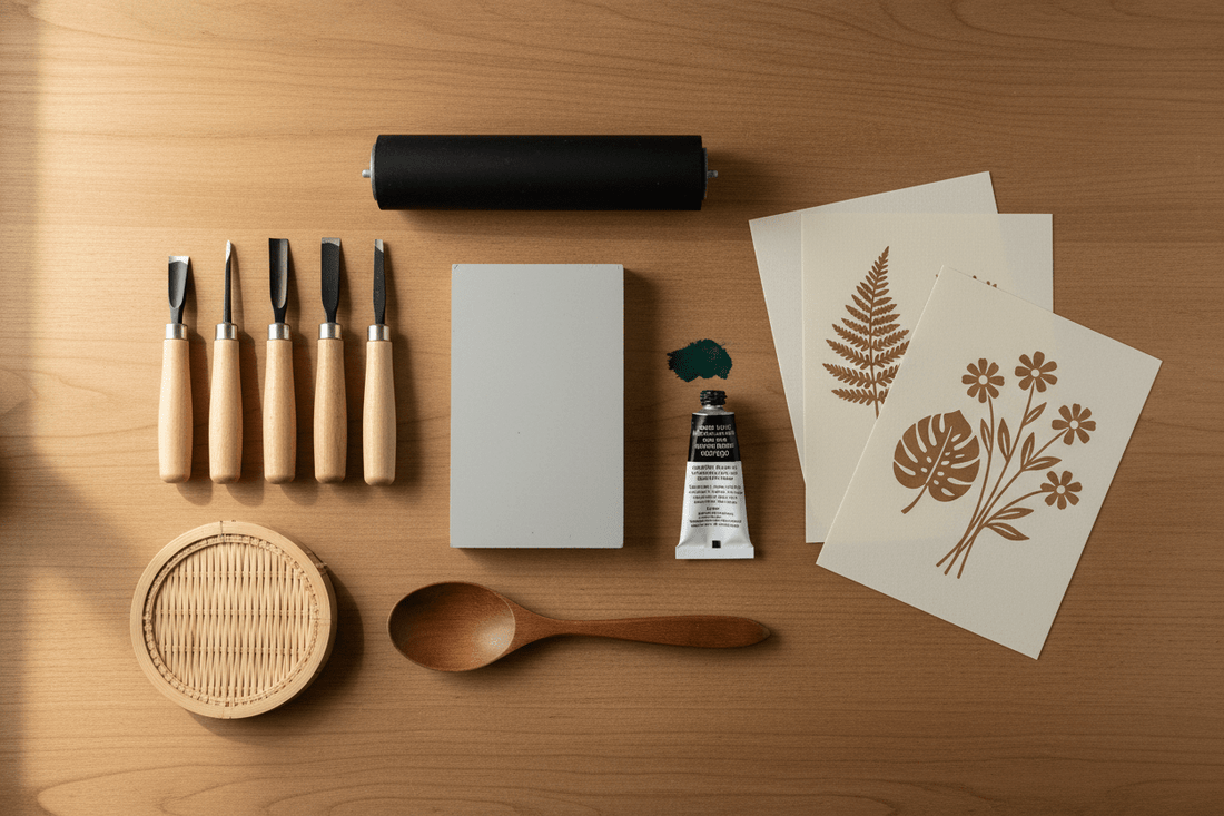 Linocut Press for Beginners: What You Really Need - Asell Press