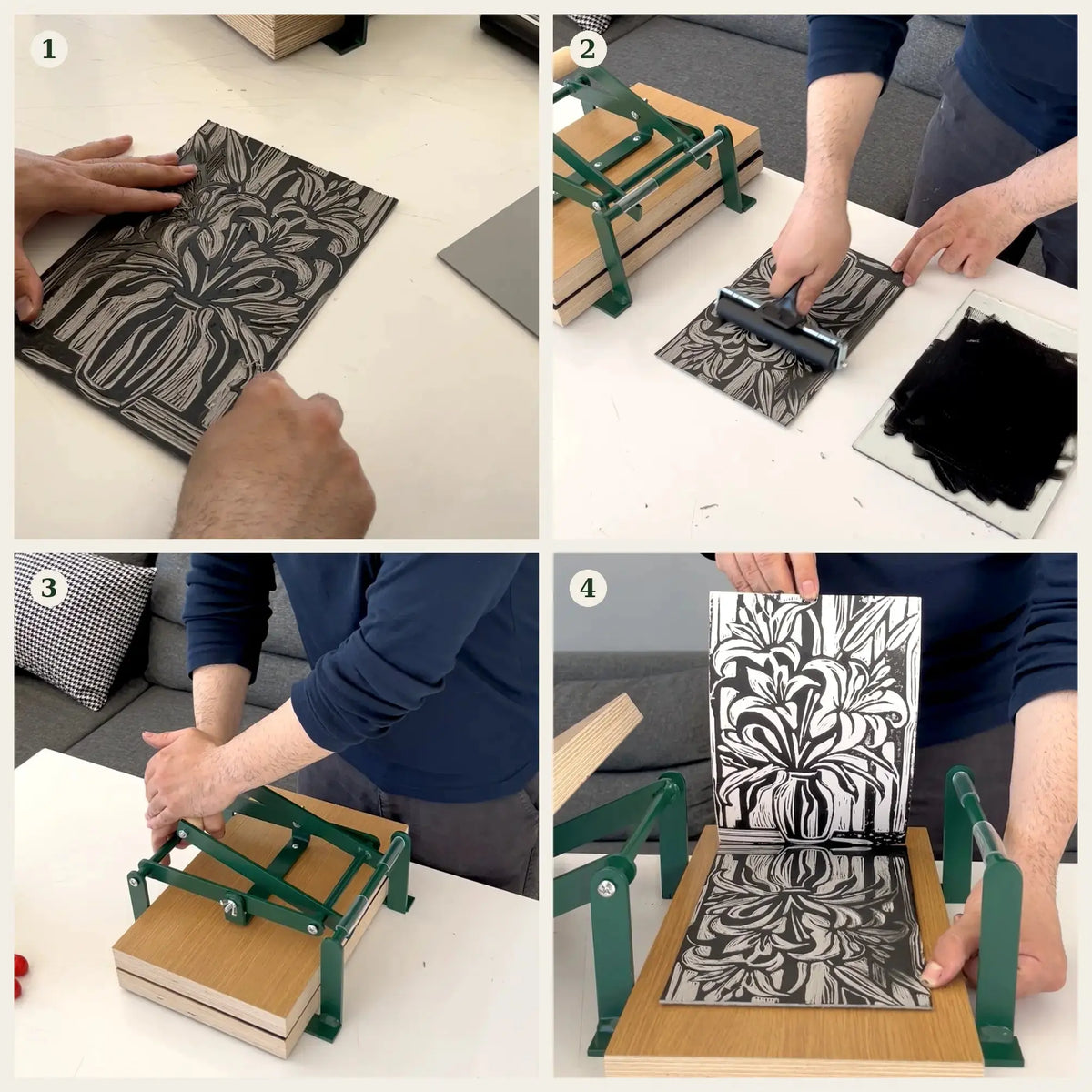 Artisan Printmaking Hand Lever Press™ - Asell Press