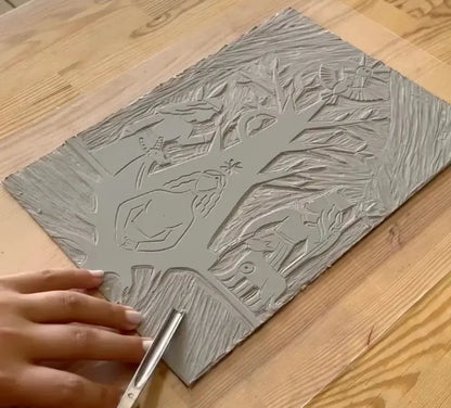 Linoleum Sheet, A4 Size 5 Piece - Asell Press