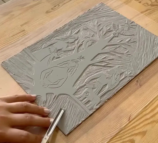 Linoleum Sheet, A4 Size 5 Piece - Asell Press